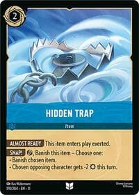 Hidden Trap - Winterspell - Disney Lorcana card