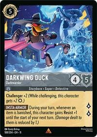 Darkwing Duck - Darkwarrior - Winterspell - Disney Lorcana card