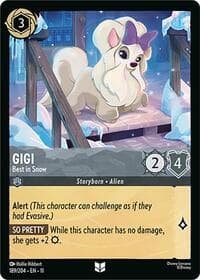 Gigi - Best in Snow - Winterspell - Disney Lorcana card