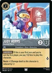 Judy Hopps - Snowball Patrol - Winterspell - Disney Lorcana card