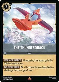 The Thunderquack - Winterspell - Disney Lorcana card