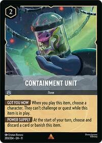 Containment Unit - Winterspell - Disney Lorcana card