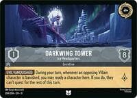 Darkwing Tower - Icy Headquarters - Winterspell - Disney Lorcana card