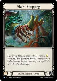Skera Strapping - Compendium of Rathe - Flesh and Blood TCG card