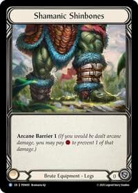Shamanic Shinbones - Compendium of Rathe - Flesh and Blood TCG card