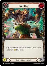 Bear Hug (Red) - Compendium of Rathe - Flesh and Blood TCG card