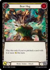 Bear Hug (Yellow) - Compendium of Rathe - Flesh and Blood TCG card