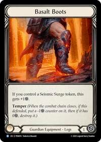 Basalt Boots - Compendium of Rathe - Flesh and Blood TCG card