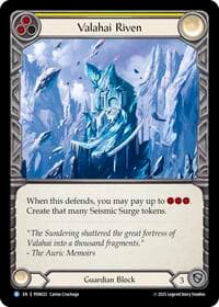 Valahai Riven (Yellow) - Compendium of Rathe - Flesh and Blood TCG card