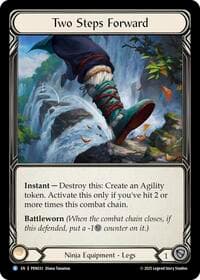 Two Steps Forward - Compendium of Rathe - Flesh and Blood TCG card