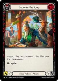 Become The Cup (Red) - Compendium of Rathe - Flesh and Blood TCG card