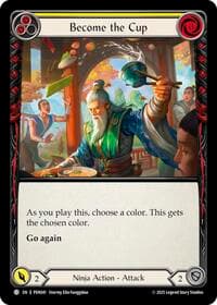 Become The Cup (Yellow) - Compendium of Rathe - Flesh and Blood TCG card