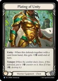 Plating Of Unity - Compendium of Rathe - Flesh and Blood TCG card