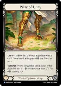 Pillar Of Unity - Compendium of Rathe - Flesh and Blood TCG card