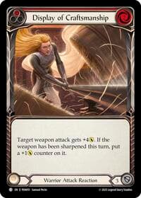 Display Of Craftsmanship (Red) - Compendium of Rathe - Flesh and Blood TCG card