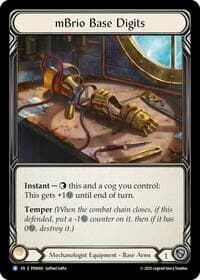 Mbrio Base Digits - Compendium of Rathe - Flesh and Blood TCG card