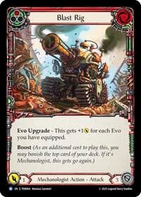 Blast Rig (Red) - Compendium of Rathe - Flesh and Blood TCG card