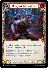 Heavy Metal Hardcore (Red) - Compendium of Rathe - Flesh and Blood TCG card