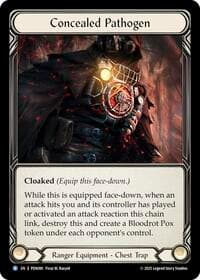 Concealed Pathogen - Compendium of Rathe - Flesh and Blood TCG card
