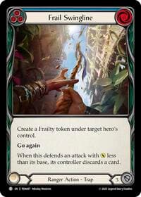 Frail Swingline (Blue) - Compendium of Rathe - Flesh and Blood TCG card
