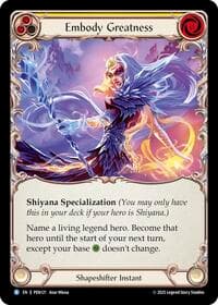 Embody Greatness (Yellow) - Compendium of Rathe - Flesh and Blood TCG card