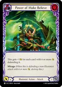 Power Of Make Believe (Yellow) - Compendium of Rathe - Flesh and Blood TCG card