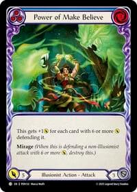 Power Of Make Believe (Blue) - Compendium of Rathe - Flesh and Blood TCG card