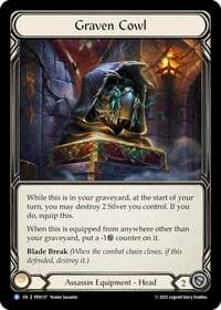 Graven Cowl - Compendium of Rathe - Flesh and Blood TCG card