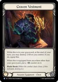 Graven Vestment - Compendium of Rathe - Flesh and Blood TCG card