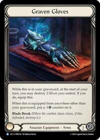 Graven Gloves - Compendium of Rathe - Flesh and Blood TCG card