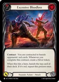 Excessive Bloodloss (Red) - Compendium of Rathe - Flesh and Blood TCG card