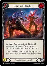 Excessive Bloodloss (Yellow) - Compendium of Rathe - Flesh and Blood TCG card