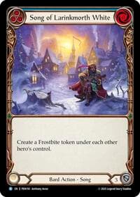 Song Of Larinkmorth White (Blue) - Compendium of Rathe - Flesh and Blood TCG card