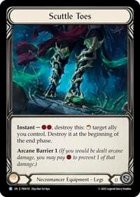 Scuttle Toes - Compendium of Rathe - Flesh and Blood TCG card