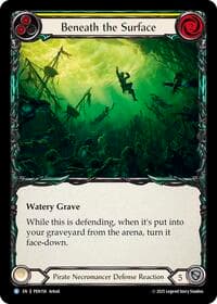 Beneath The Surface (Yellow) - Compendium of Rathe - Flesh and Blood TCG card