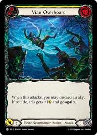 Man Overboard (Yellow) - Compendium of Rathe - Flesh and Blood TCG card