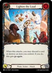 Lighten The Load (Red) - Compendium of Rathe - Flesh and Blood TCG card