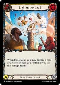 Lighten The Load (Yellow) - Compendium of Rathe - Flesh and Blood TCG card