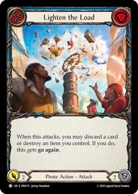 Lighten The Load (Blue) - Compendium of Rathe - Flesh and Blood TCG card