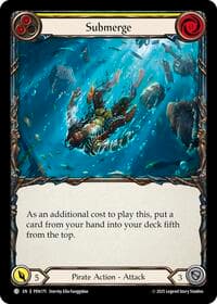 Submerge (Yellow) - Compendium of Rathe - Flesh and Blood TCG card
