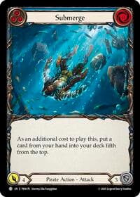 Submerge (Blue) - Compendium of Rathe - Flesh and Blood TCG card