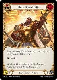 Duty Bound Blitz (Red) - Compendium of Rathe - Flesh and Blood TCG card