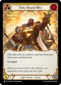 Duty Bound Blitz (Yellow) - Compendium of Rathe - Flesh and Blood TCG card