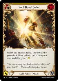 Soul Bond Belief (Yellow) - Compendium of Rathe - Flesh and Blood TCG card