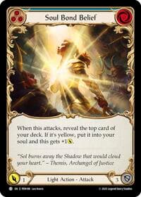 Soul Bond Belief (Blue) - Compendium of Rathe - Flesh and Blood TCG card