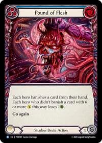 Pound Of Flesh (Blue) - Compendium of Rathe - Flesh and Blood TCG card