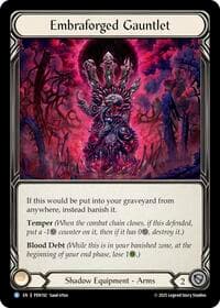 Embraforged Gauntlet - Compendium of Rathe - Flesh and Blood TCG card