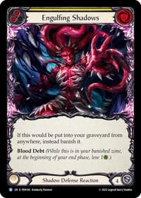 Engulfing Shadows (Yellow) - Compendium of Rathe - Flesh and Blood TCG card