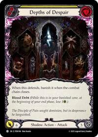 Depths Of Despair (Yellow) - Compendium of Rathe - Flesh and Blood TCG card