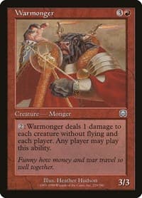 Warmonger - Mercadian Masques - Magic: The Gathering card